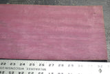 Purpleheart Veneer Raw Wood Sheet 7.5 x 31 inches  1/42nd thick (