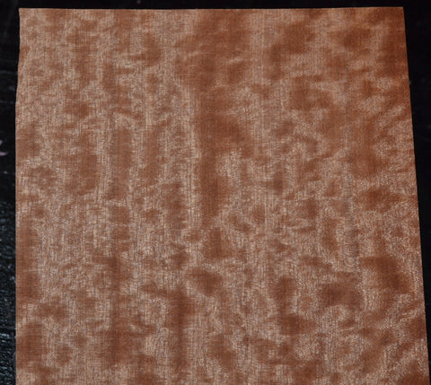 African Cherry Raw Wood Veneer Sheet 8 x 17.5 inches 1/42nd thick