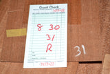 Mahogany Raw Wood Veneer Sheet 8 x 30 inches 1/42nd thick