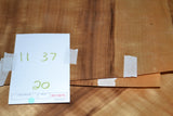 Fumed Aspen Raw Wood Veneer Sheet 11 x 37 inches 1/42nd thick