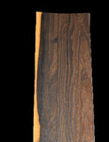 Ziricote Raw Wood Veneer Sheet 4 x 46 inches, 1/42nd thick