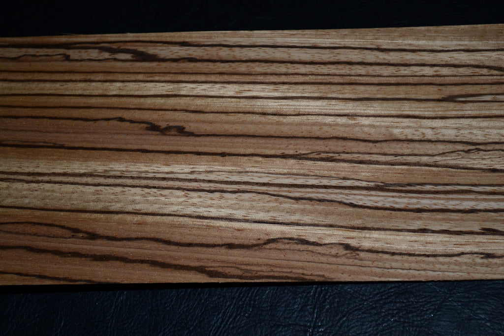 Zebrano raw wood veneer sheets