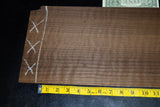 Fumed Oak Raw Wood Veneer Sheets 9 x 21 inches 1/42nd thick