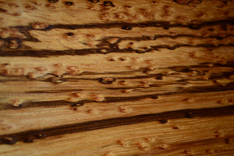 zebrano raw wood veneer sheets