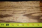 Zebrano Raw Wood Veneer Sheets 5 x 28 inches 1/42nd thick