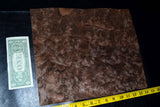 Walnut Burl Raw Wood Veneer Sheets 12 x 14 inches 1/42nd thick
