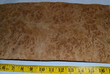 Oak Burl Raw Wood Veneer Sheets 7 x 17 inches 1/42nd thick