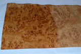 Oak Burl Raw Wood Veneer Sheets 7 x 17 inches 1/42nd thick
